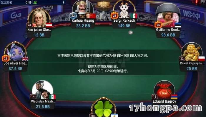 在线德州扑克赛事比起实体扑克桌更加适合练习计算底池赔率，也许你算着算着就算出一条WSOP在线赛事金手链也说不定